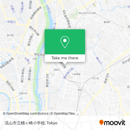 流山市立鰭ヶ崎小学校 map