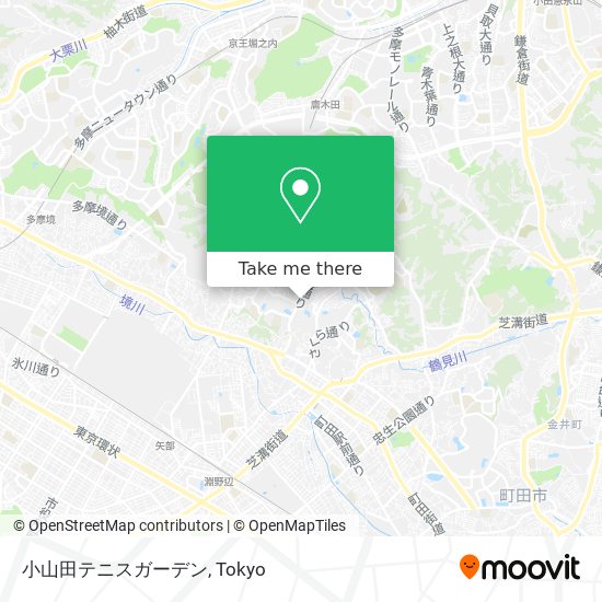 小山田テニスガーデン map