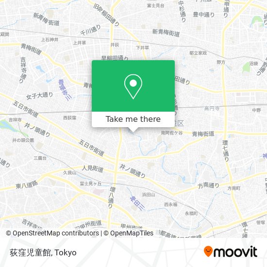荻窪児童館 map