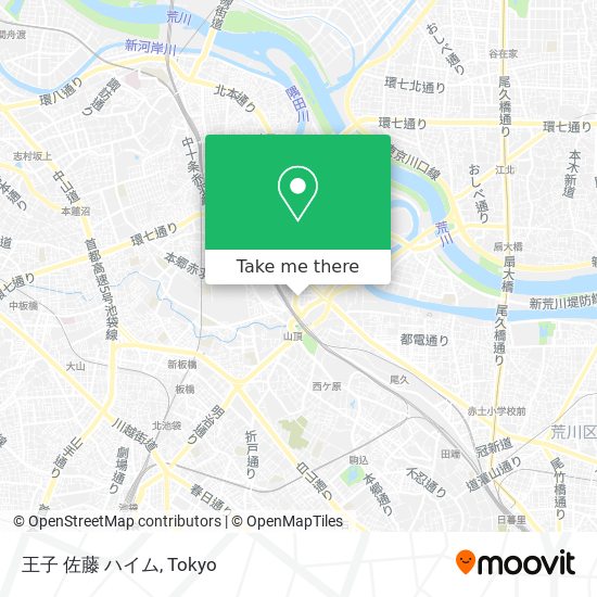 王子 佐藤 ハイム map