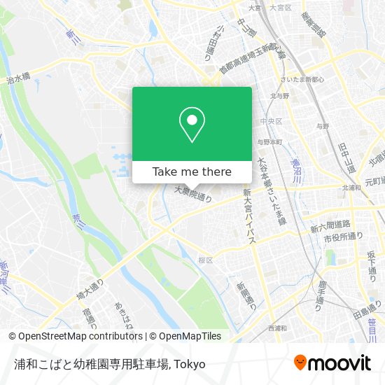 浦和こばと幼稚園専用駐車場 map