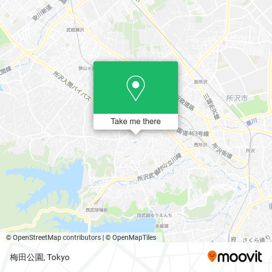 梅田公園 map