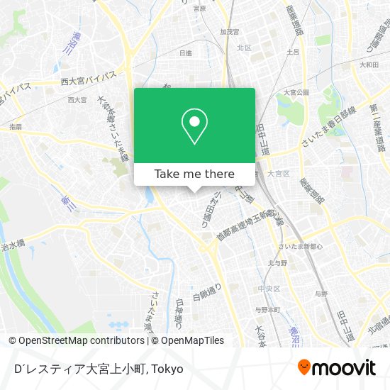 D´レスティア大宮上小町 map