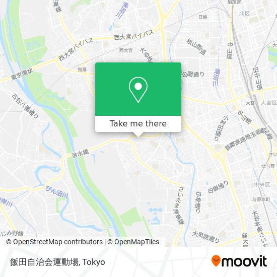 飯田自治会運動場 map