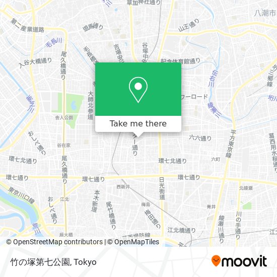 竹の塚第七公園 map