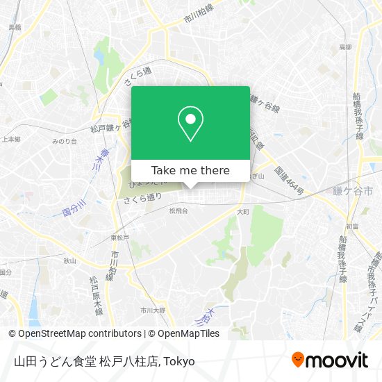 山田うどん食堂 松戸八柱店 map