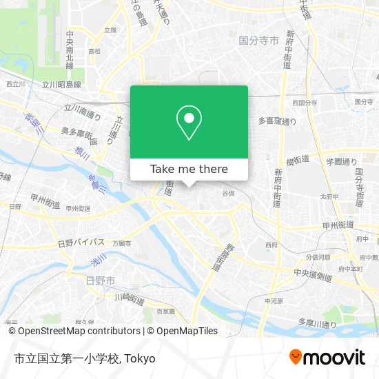 市立国立第一小学校 map