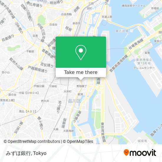 みずほ銀行 map