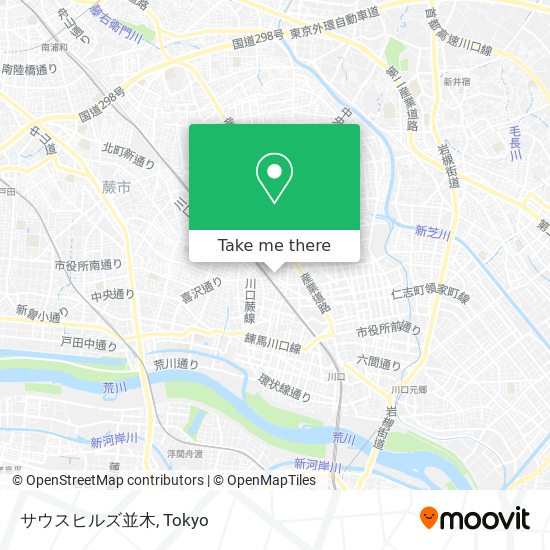 サウスヒルズ並木 map