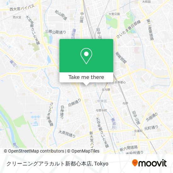 クリーニングアラカルト新都心本店 map