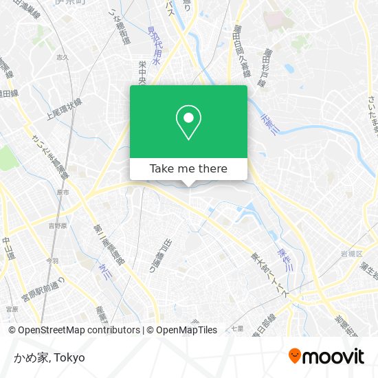 かめ家 map