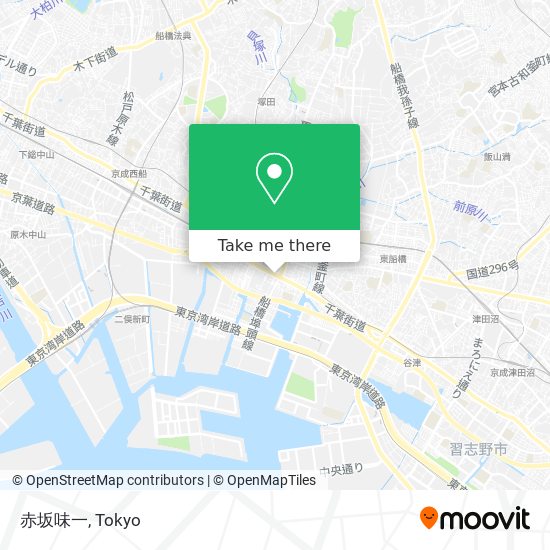 赤坂味一 map