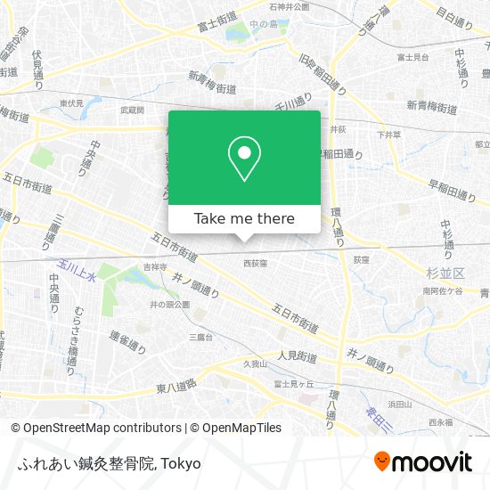 ふれあい鍼灸整骨院 map