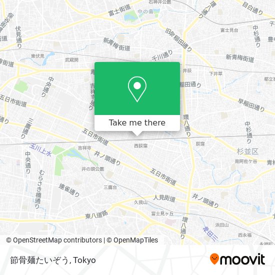 節骨麺たいぞう map