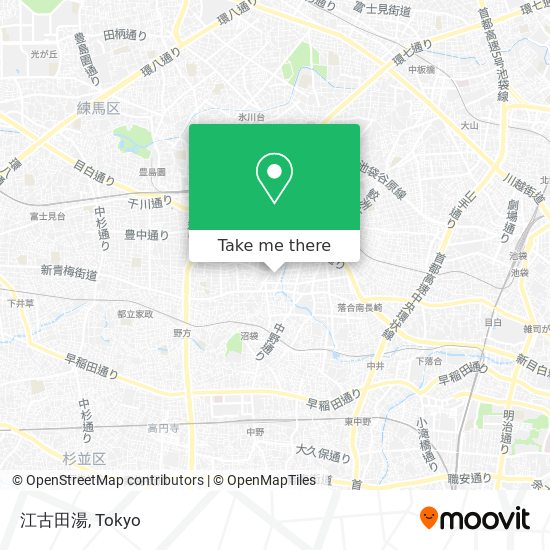 江古田湯 map