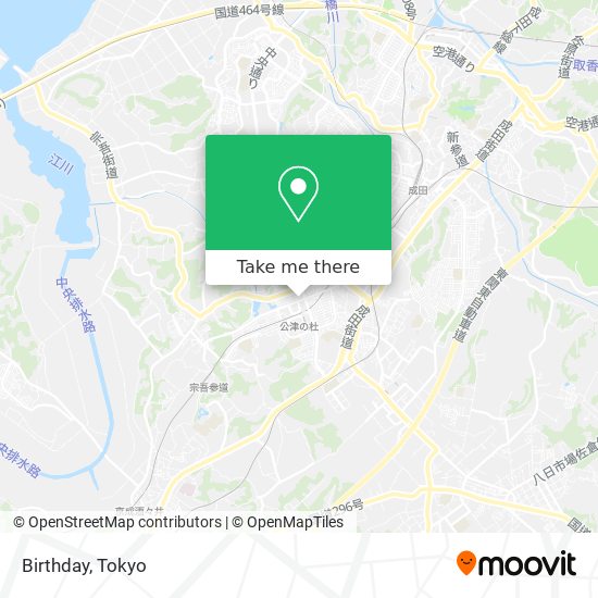 Birthday map