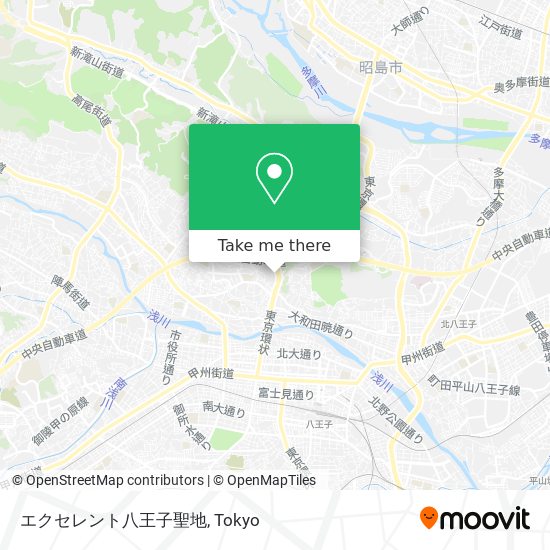 エクセレント八王子聖地 map