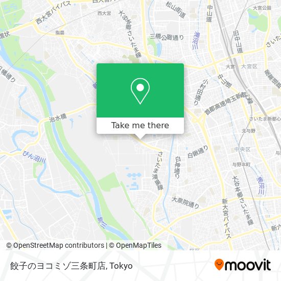 餃子のヨコミゾ三条町店 map