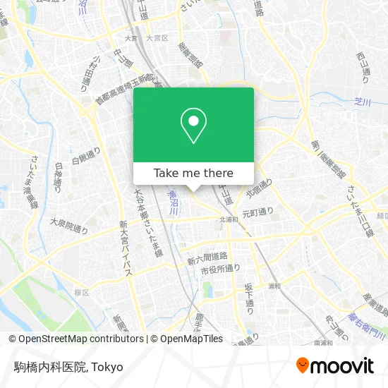 駒橋内科医院 map
