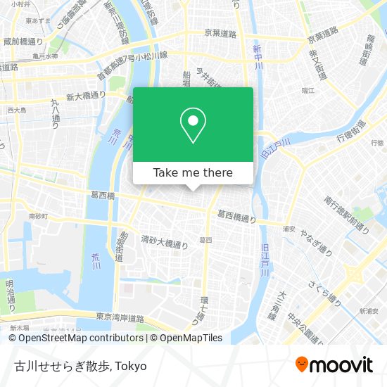 古川せせらぎ散歩 map