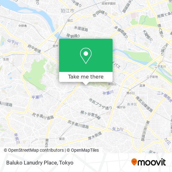 Baluko Lanudry Place map