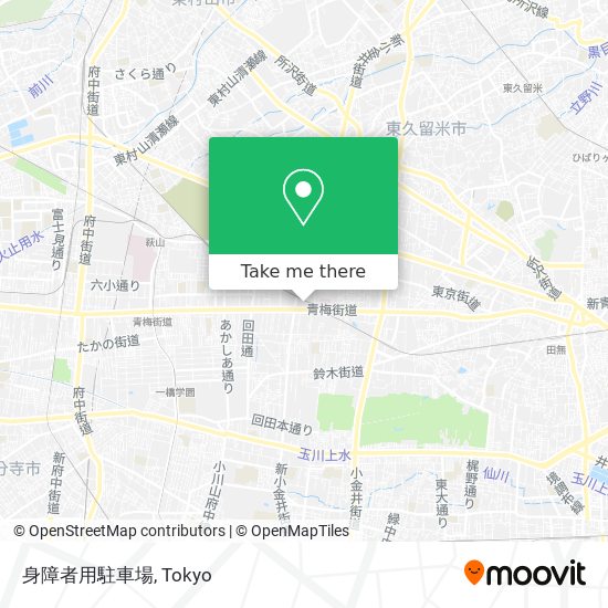 身障者用駐車場 map