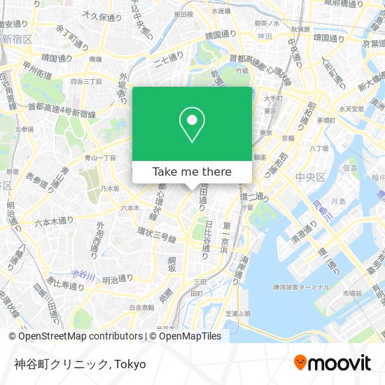 神谷町クリニック map