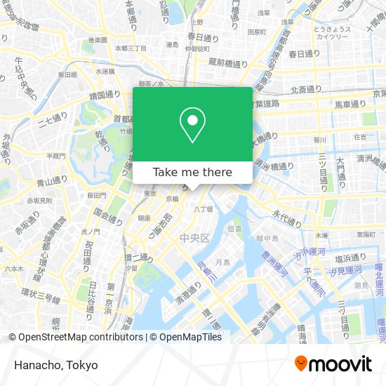 Hanacho map