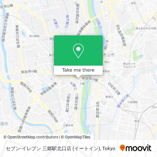 セブン-イレブン 三郷駅北口店 (イートイン) map