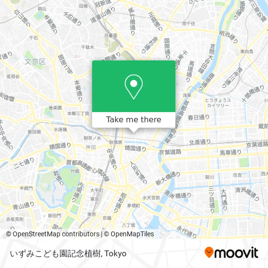Izumi Kindergarten Memorial Tree Planting map