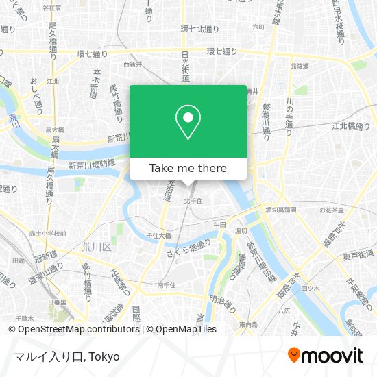 マルイ入り口 map