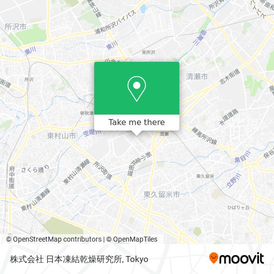 株式会社 日本凍結乾燥研究所 map
