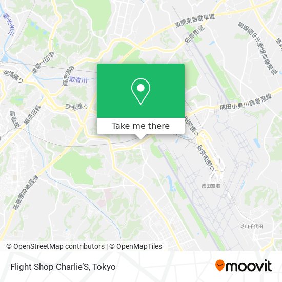 Flight Shop Charlie’S map