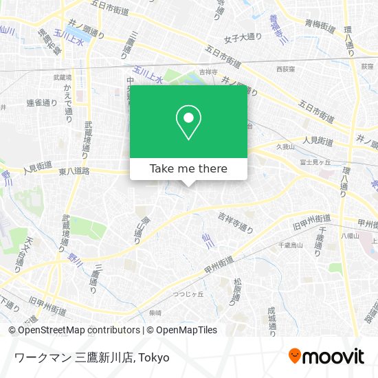 ワークマン 三鷹新川店 map