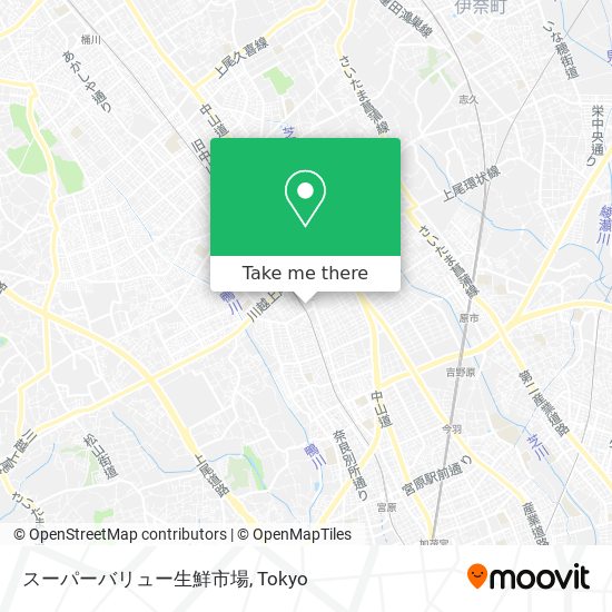 スーパーバリュー生鮮市場 map