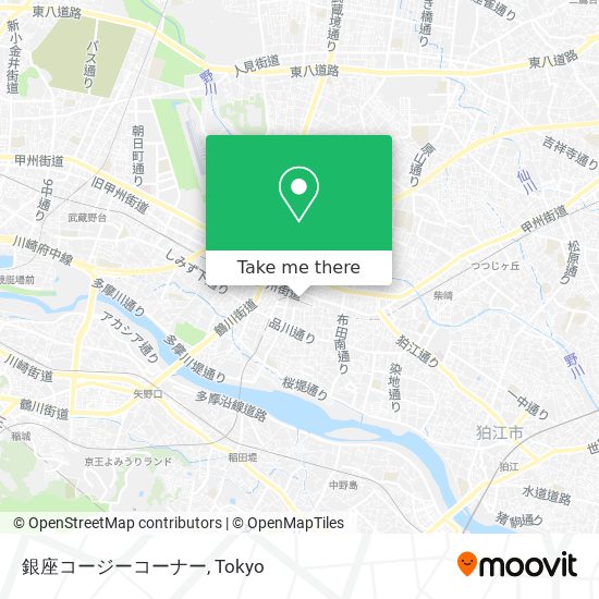 銀座コージーコーナー map