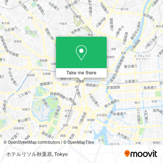 Hotel Resol Akihabara map