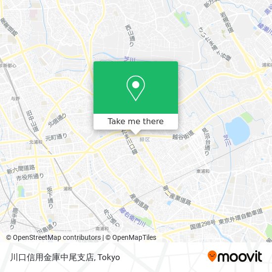 川口信用金庫中尾支店 map