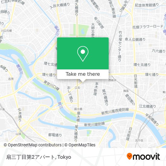 扇三丁目第2アパート map