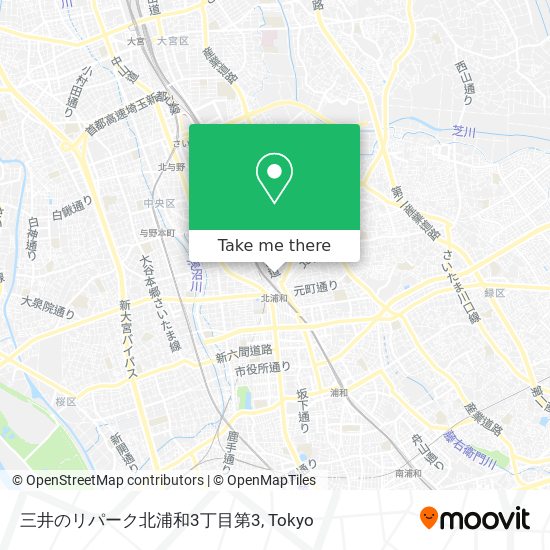 三井のリパーク北浦和3丁目第3 map