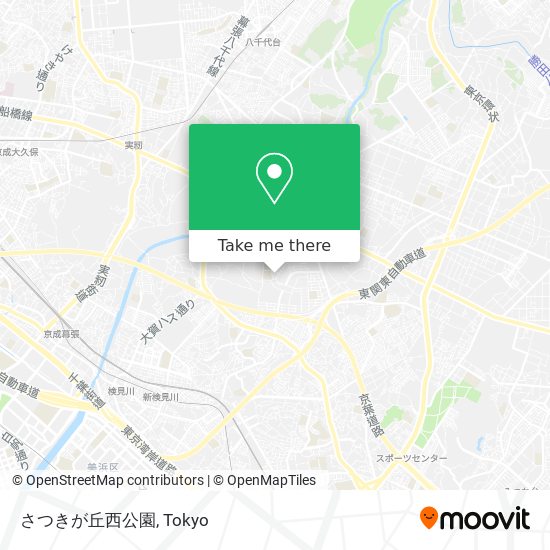 さつきが丘西公園 map