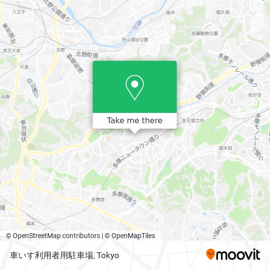 車いす利用者用駐車場 map