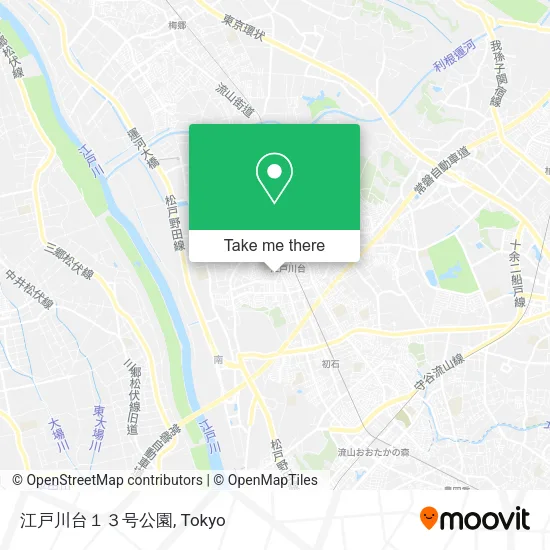 江戸川台１３号公園 map