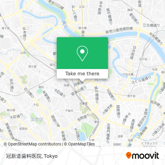 冠新道歯科医院 map