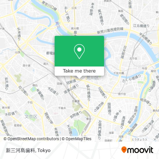 新三河島歯科 map