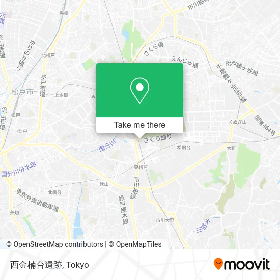 西金楠台遺跡 map