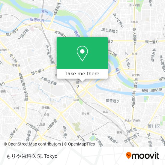 もりや歯科医院 map