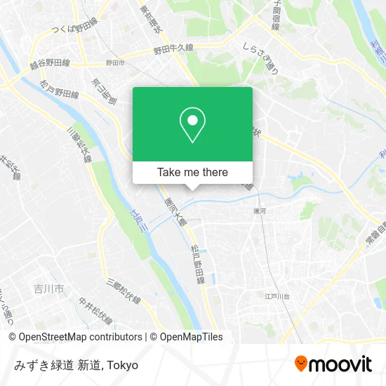 Mizuki Green Road New Street map