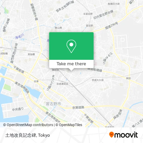 土地改良記念碑 map