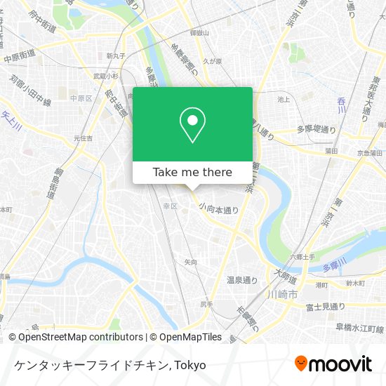 ケンタッキーフライドチキン map